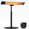 Serenelife Infrared Patio Heater, Electric Patio Heater for Indoor/Outdoor Use, Portable Stand Heater with SLOHT40 - alternate 1