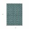 Homeroots 10' X 14' Teal Blue Aqua And Ivory Floral Washable Indoor Outdoor Area Rug 581929 - alternate 8