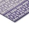 Homeroots 5' X 8' Purple Lavender And Ivory Geometric Washable Indoor Outdoor Area Rug 613868 - alternate 6