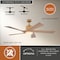 Vaxcel Wedgewood, 60 in, Satin Brass Ceiling Fan, Oak Blades, LED, Remote, DC Motor F0147 - alternate 6
