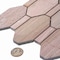 Apollo Tile Wooden Gray 11x12 Marble Polished, Etched Floor and Wall Mosaic Tile 4.66 sqft/case, 5PK APLBL8802WGA - alternate 8