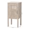 Bali & Pari Vivan Natural Rattan Nightstand, French Grey 272-14900-ZORO - alternate 8
