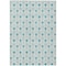 Homeroots 8' X 10' Teal Blue And Ivory Geometric Washable Indoor Outdoor Area Rug 595778 - alternate 8