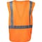 Pip ANSI Type R Class 2 Dual Sized Value Mesh Breakaway Vest 302-V205OR-4X/5X - alternate 2