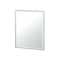 Gatco Flush Mount EZ Hanging 25" Framed Rectangular Mirror, Chrome 1823 - alternate 1