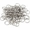 Charles Leonard Loose Leaf Rings, Snap Closure, Nickel Plated, 0.5", 100/Box, PK2 R09 - alternate 1