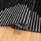 World Rug Gallery Bohemian Stripe Stain Resistant Runner Rug 2 ft x 10 ft Black 385BLACK2X10 - alternate 2