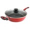 Oster Claybon 3.8 Quart Nonstick Saute Pan With Lid in Speckled Red 96263.02 - alternate 1