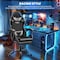 Yssoa Gaming Chair, Computer Chair with Footrest, Height Adjustable and 90 Deg-135 Deg Tilt Functio FNCHARGAME01BGFR - alternate 5