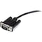 Startech.Com 3M BLACK STRAIGHT THROUGH DB9 RS232 SERIAL CABLE - DB9 RS232 SERIAL EXTENSION CABLE - MALE TO MXT1003MBK - alternate 2