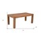 Homeroots 72" Natural Rectangular Solid Wood Dining Table 488701 - alternate 5