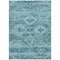 Homeroots 3' X 5' Teal Blue And Aqua Southwestern Washable Indoor Outdoor Area Rug 588732 - alternate 5