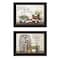 Homeroots Set Of Two Choose Joy Black Framed Print Wall Art, 2PK 407922 - alternate 1