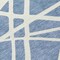 Homeroots 8' Denim Blue And Ivory Round Geometric Washable Indoor Outdoor Area Rug 600440 - alternate 6
