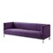 Homeroots 85" Purple Velvet Manufactured Wood Sofa 543975 - alternate 9