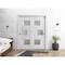 Vdomdoors Sliding Closet Bypass Doors 36 x 96in, Sete 6933 Nordic White W/ Frosted Glass, Sturdy Rails SETE6933DBD-NOR-3696 - alternate 1