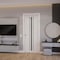 Sartodoors Sliding Pocket Door 24 x 84 inches, BASIC 4903 White with Black Glass, Kit Rail Hardware, Solid W BASIC4903PD-WS-2484 - alternate 3