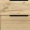 Homeroots 22" Oak Wood Two Drawer Nightstand 543659 - alternate 11
