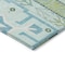 Homeroots 3' X 5' Mint Green Blue And Ivory Aztec Washable Indoor Outdoor Area Rug 598478 - alternate 3