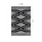 World Rug Gallery Geometric Shag Area Rug 4 ft x 6 ft Anthracite WR117ANTHRACITE4X6 - alternate 6