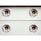 Homeroots Set of Eight Brown And White Ceramic And Metal Drawer Pull Knobs, 8PK 544433 - alternate 5