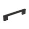 Amerock Versa 5-1/16 inch (128mm) Center-to-Center Matte Black Cabinet Pull, 10PK 10VMP36913FB - alternate 1