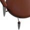 Leisuremod Venice Collection Modern Dining Chair In Black in Dark Brown, 2PK VC49DBR2 - alternate 6