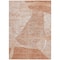 Homeroots 10' X 14' Salmon Copper And Ivory Abstract Washable Indoor Outdoor Area Rug 587607 - alternate 7