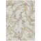 Homeroots 9' X 12' Ivory Gold And Brown Abstract Washable Indoor Outdoor Area Rug 600100 - alternate 3