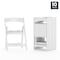Flash Furniture Kids White Resin Folding Chair w/ Padded Seat, PK10 10-LE-L-1K-GG - alternate 18