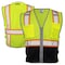 Dome75 Hi-Vis Safety Vest SM/MD Class ANSI/ISEA 107-2020 Class 2 , Zipper 6 Pockets, 2 Mic Tab DV2125 - alternate 1