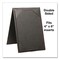 Excello Global Products Table-Top Menu Holder, For 4 x 6 Insert, 4.6 x 6.7 Holder, Black SPLS-MENU-4X6A - alternate 3