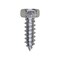 Auveco 5/16in x 1in Indented Hex Head Tapping Screw 1/2in Hex Zinc, 100PK 2268 - alternate 1