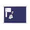 Mastervision Blue Felt Bulletin Board, 36" X 48", Aluminum Frame FA05439214 - alternate 8