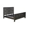 Homeroots Three Piece Black Solid Wood Bedroom Set 569579 - alternate 1