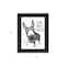 Homeroots Hello Sweet Cheeks Donkey Black Framed Print Bathroom Wall Art 530068 - alternate 4