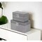 Homeroots Set of Two Gray Wooden Boxes, 2PK 399677 - alternate 3