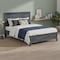 Homeroots Grey Solid Wood Full Double Bed Frame 490284 - alternate 6