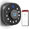 Wrightmaster 5 in 1 Corded Aluminum Smart Lock Deadbolt with App Biometric, IC Card, Keyless Entry Door Lock wit ZR-F502B - alternate 1