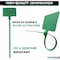 Kable Kontrol Identification & Tamper Proof Cable Zip Ties, 9 in L, Green, Nylon Co-polymer, 80 lbs Strength CTWO-9-100-GN - alternate 7