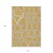 Homeroots 8' X 10' Gold Gray And Ivory Abstract Washable Indoor Outdoor Area Rug 600531 - alternate 7