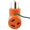 Ac Works Plug Adapter, 10-30R, 14-30P, 10-30P, 14-30P, 0 ft., Orange AD14301030 - alternate 8