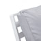 Leisuremod Walbrooke 3-Piece Outdoor Patio Set, White Aluminum Frame & Removable Cushions, Light Grey WW-57-31LGR - alternate 7