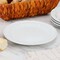 Martha Stewart Everyday Hillington 4 Piece 9 Inch Round Fine Ceramic Dessert Plate Set in White 130156.01 - alternate 3