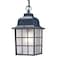 Homeroots Matte Black Window Pane Lantern Hanging Light 398010 - alternate 3