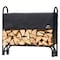 Shelterlogic Firewood Rack-in-a-Box Black Heavy Duty Firewood Rack With Cover 4 Ft. 90401 - alternate 1