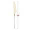 Smarty Had A Party Gold with White Handle Moderno Disposable Plastic Dinner Knives (240 Knives), 240PK 9320-GWK-CASE - alternate 7