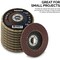 Neiko Flap Disc, Alum Oxide, 80 Grit, 10 Pack 11108A - alternate 5