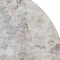 Homeroots 8' Plum And Ivory Round Abstract Washable Indoor Outdoor Area Rug 643621 - alternate 6