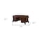 Homeroots 74" Brown Executive Desk With Five Drawers 348663 - alternate 5